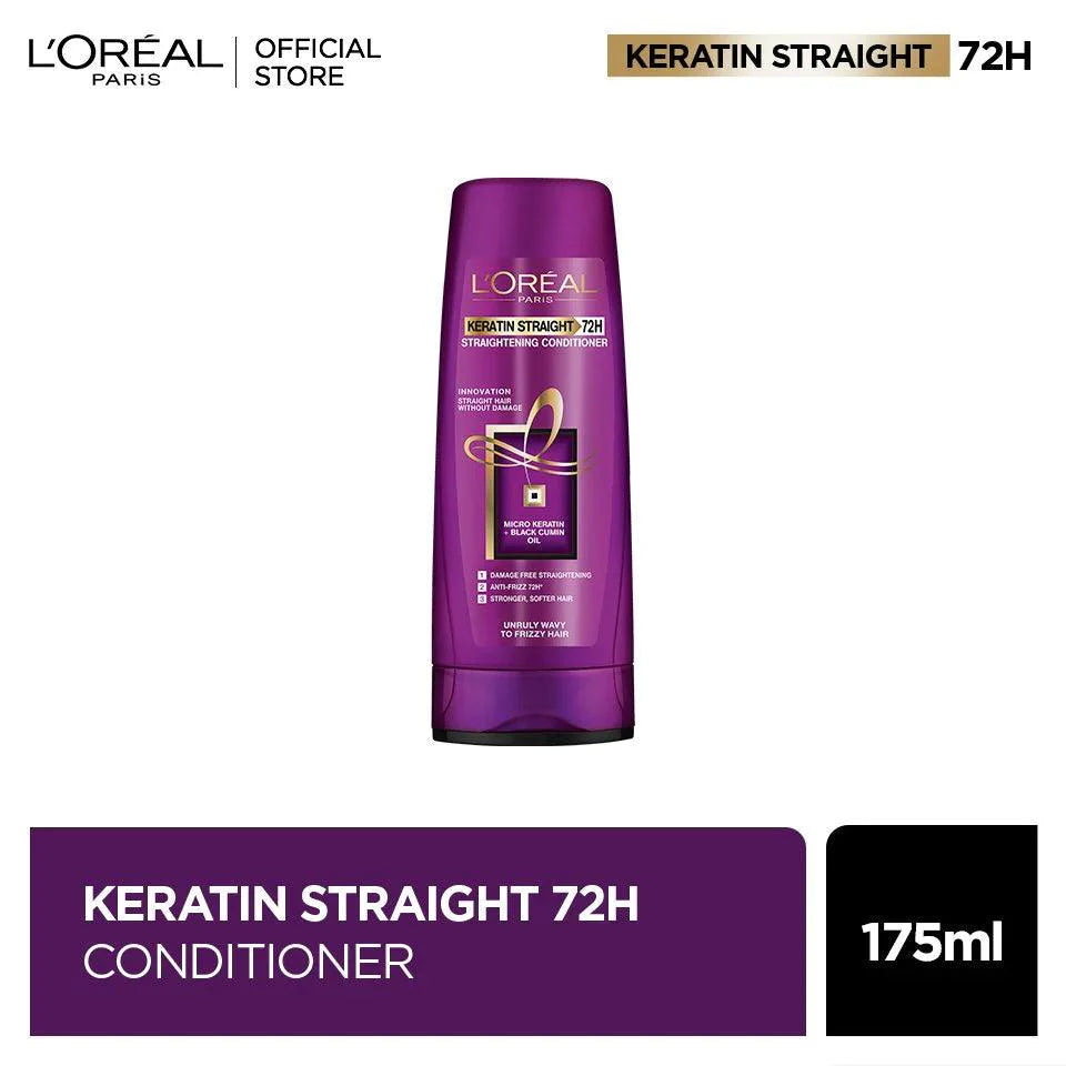 Loreal Paris Keratin Straight 72h Conditioner 175 ml Loreal Paris