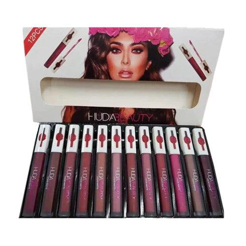 Huda Beauty Matte Gloss - 12 Pcs Huda Beauty