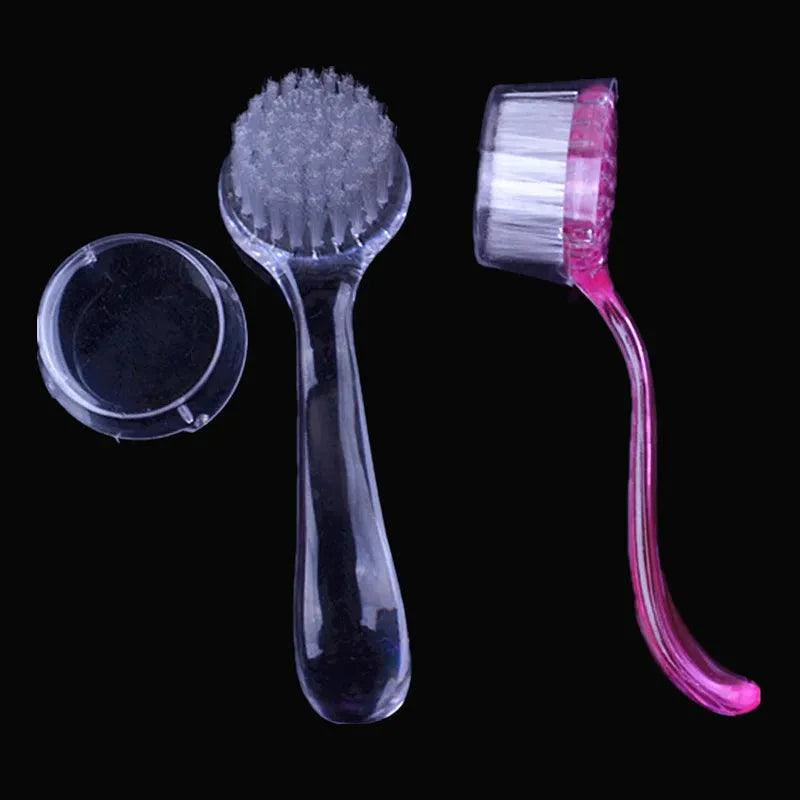 1 Pcs Plastic Nail Art Dust Cleaning Brush with Cap Cosmia.pk