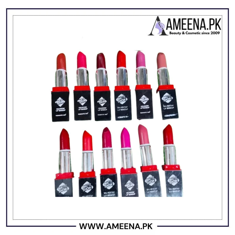 Romantic Matte Lipstick, 24 Pieces Box Romantic Way