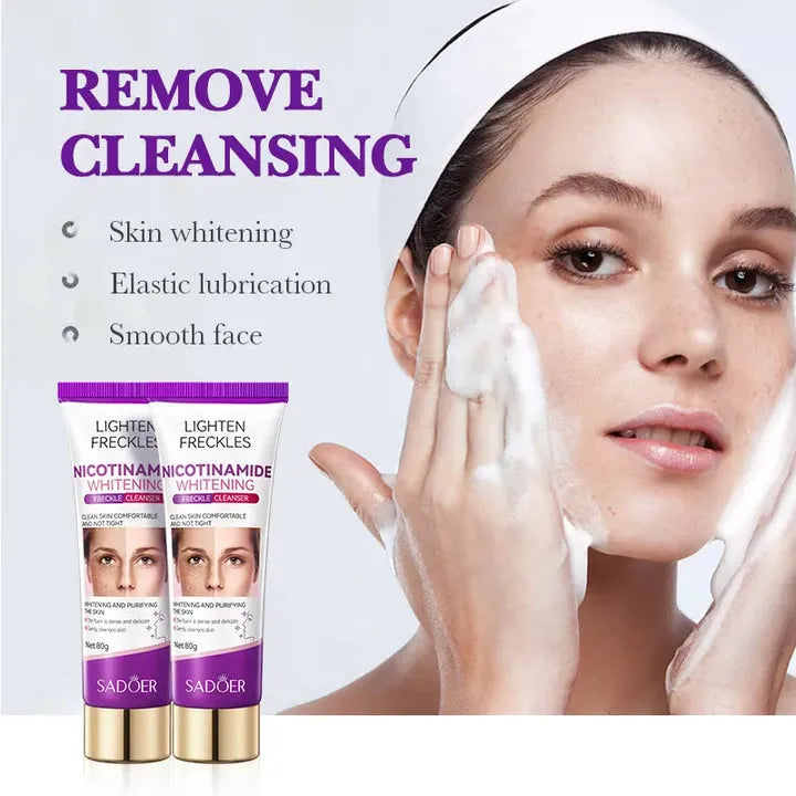 Sadoer Nicotinamide Whitening Anti Freckle Cleanser 80g Sadoer