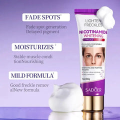 Sadoer Nicotinamide Whitening Anti Freckle Cleanser 80g Sadoer