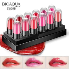 BIOAQUA Lipstick Kit Waterproof Long-Lasting Lipstick - 12 Pcs Set Bioaqua