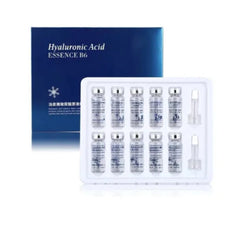 Bioaqua Hyaluronic Acid Essence B6 Moisturizing Anti‑Wrinkle Facial Serum - 10Pcs × 5ml Bioaqua