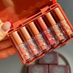 Color Castle Mini Bear Lip Gloss – Waterproof & Long-Lasting - 6 pcs Color Castle