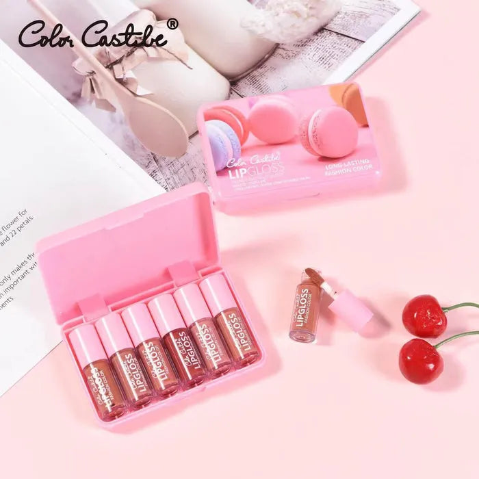 Color Castle Matte LipGloss - 6 Pcs Color Castle