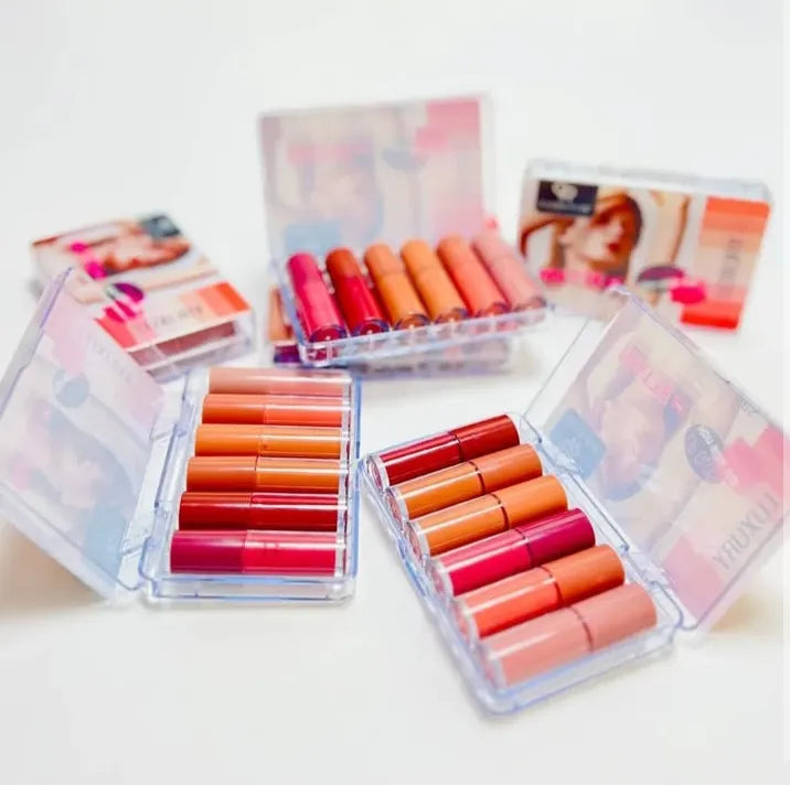 Flomro Non stick Matte Cup LipGloss 6Pcs Flomro