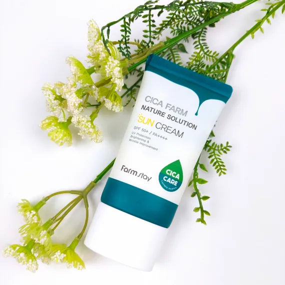 Nature Solution Sun Cream SPF50 PA++++ (50 g) Cica Farm
