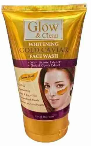 Glow And Clean Whitening Gold Caviar Face Wash 120ml Glow & Clean