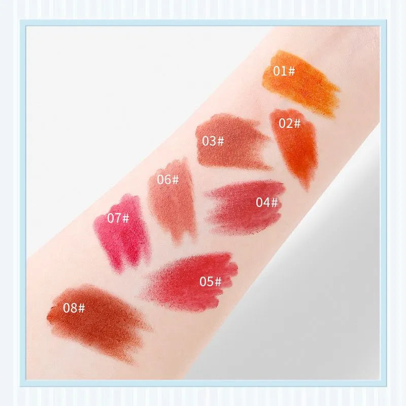 DEROL 8 Pcs Little Monster Capsule Lipstick Derol