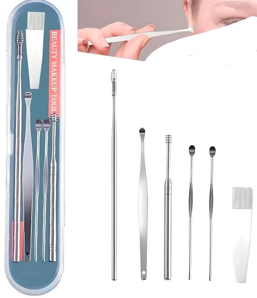 Ear Wax Cleaning Tools kit Set with Box Set of 6 Cosmia.pk