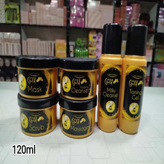 Dr Derma Gold Facial Kit 120ml 6Pcs Dr Derma