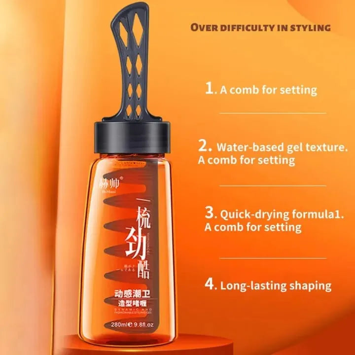 2 in 1 Men Hair Style Gel With Comb Cosmia.pk