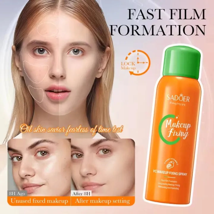 SADOER waterproof long lasting hydrating 5 heavy vc setting makeup spray-150ml Sadoer