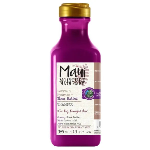Maui Moisture Revive Hydrate + Shea Butter Shampoo Sulfate free Maui