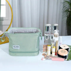 Multipurpose Double Layer Ultimate Makeup Cosmetic Bag Cosmia