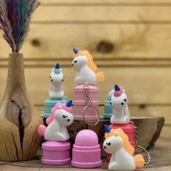 Unicorn Keychain Lip Balm Each Cosmia.pk