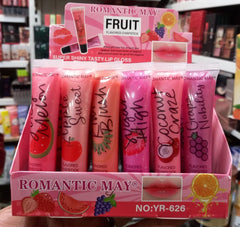 Romantic May Flavored Lipgloss Set 6Pcs Romantic May