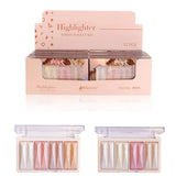 Mielena 4 in 1 Highlighter Palette