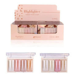 Mielena 4 in 1 Highlighter Palette Mielena