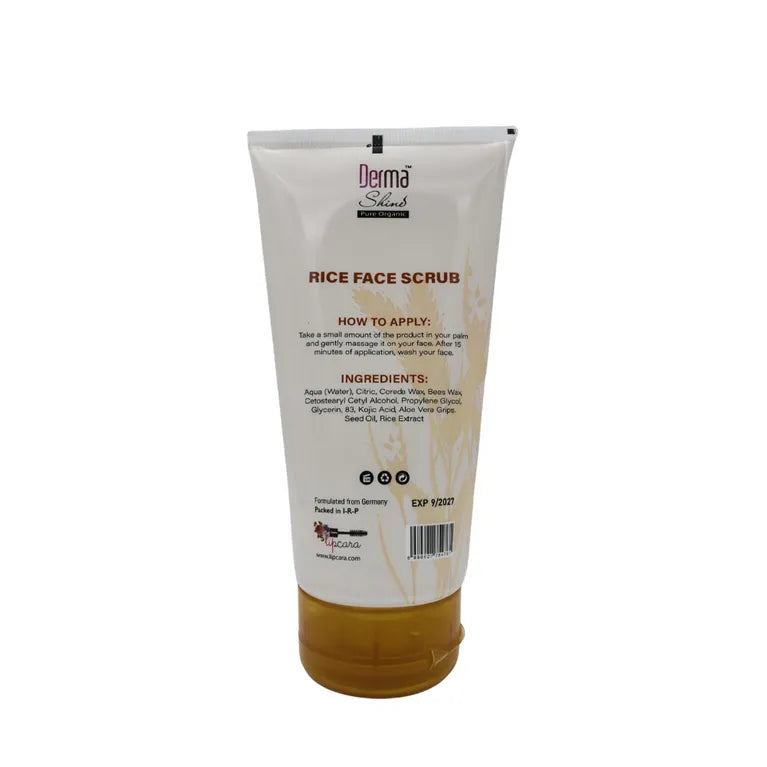 Derma Shine Rice Face Scrub - 120ml Derma Shine
