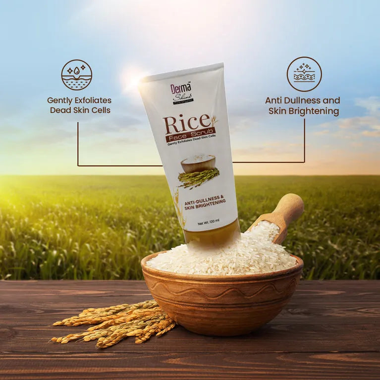 Derma Shine Rice Face Scrub - 120ml Derma Shine
