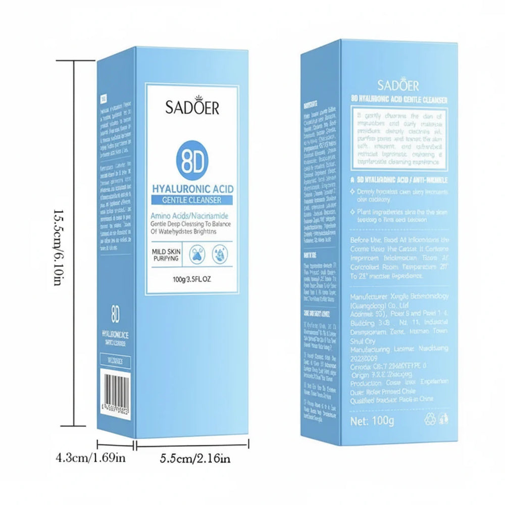 Sadoer 8D Hyaluronic Acided Gentle Cleanser Milk - 100g Sadoer