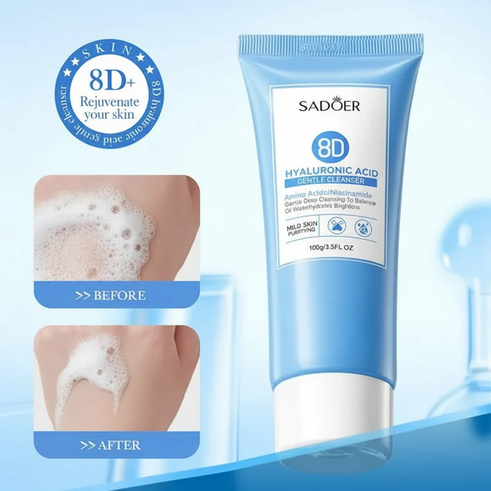 Sadoer 8D Hyaluronic Acided Gentle Cleanser Milk - 100g Sadoer