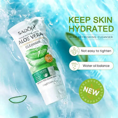 Sadoer Aloe Vera Refreshing Moisturizing Facial Cleanser 100g Sadoer