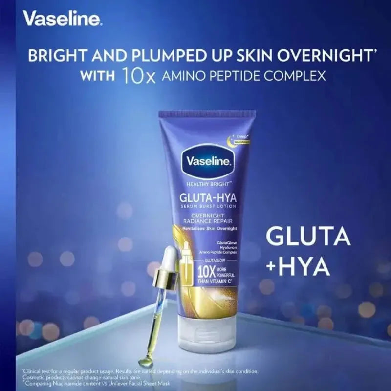 Vaseline - Gluta-HYA lotion Overnight Radiance Repair - 330ml Vaseline