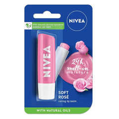Nivea Soft Rose Lip Care - 4.8g Nivea
