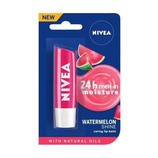 Nivea Lip Balm Watermelon Shine - 4.8g Nivea