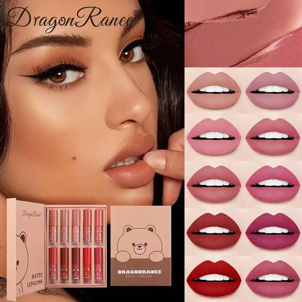 Dragon ranee Matte Lipgloss - 12 Pcs Dragon Ranee