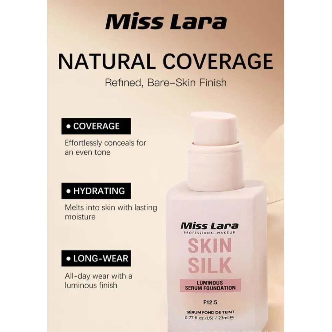 Miss Lara Skin Silk Luminous Serum Foundation - 23ml Miss Lara
