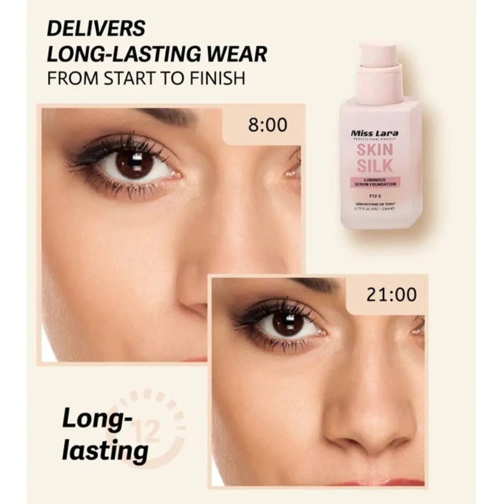 Miss Lara Skin Silk Luminous Serum Foundation - 23ml Miss Lara