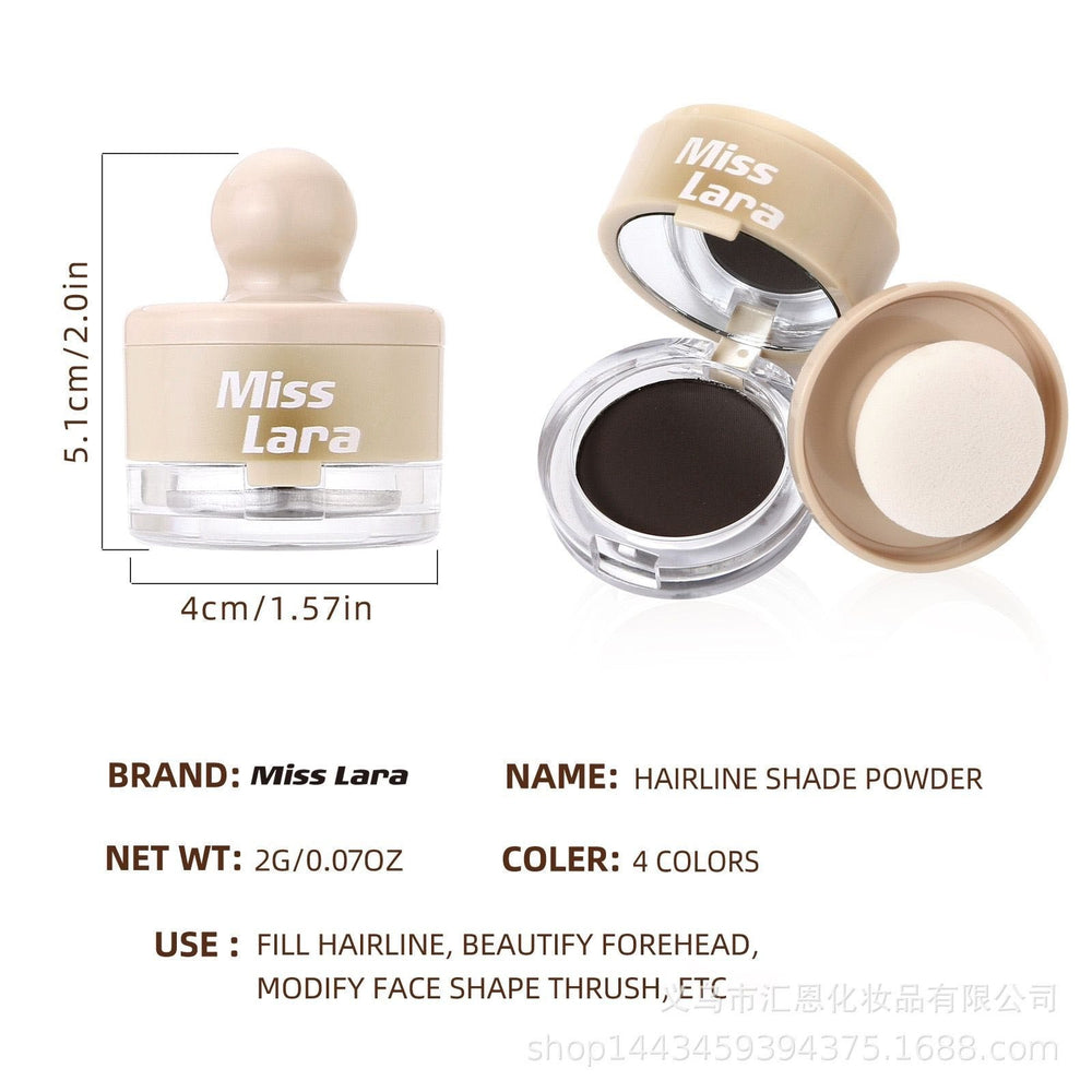 Miss Lara Hairline Powder Hair Root Cover Up Natural Waterproof Powder Miss Lara