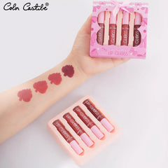 Color Castle 4‑Piece Matte Lip Gloss Set (24‑Hour Long-lasting Kit) Color Castle
