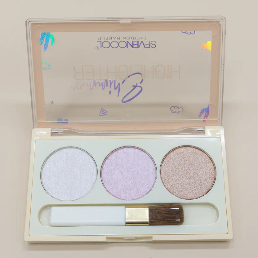 Sevencool 3 in 1 Highlighter Palette Seven Cool
