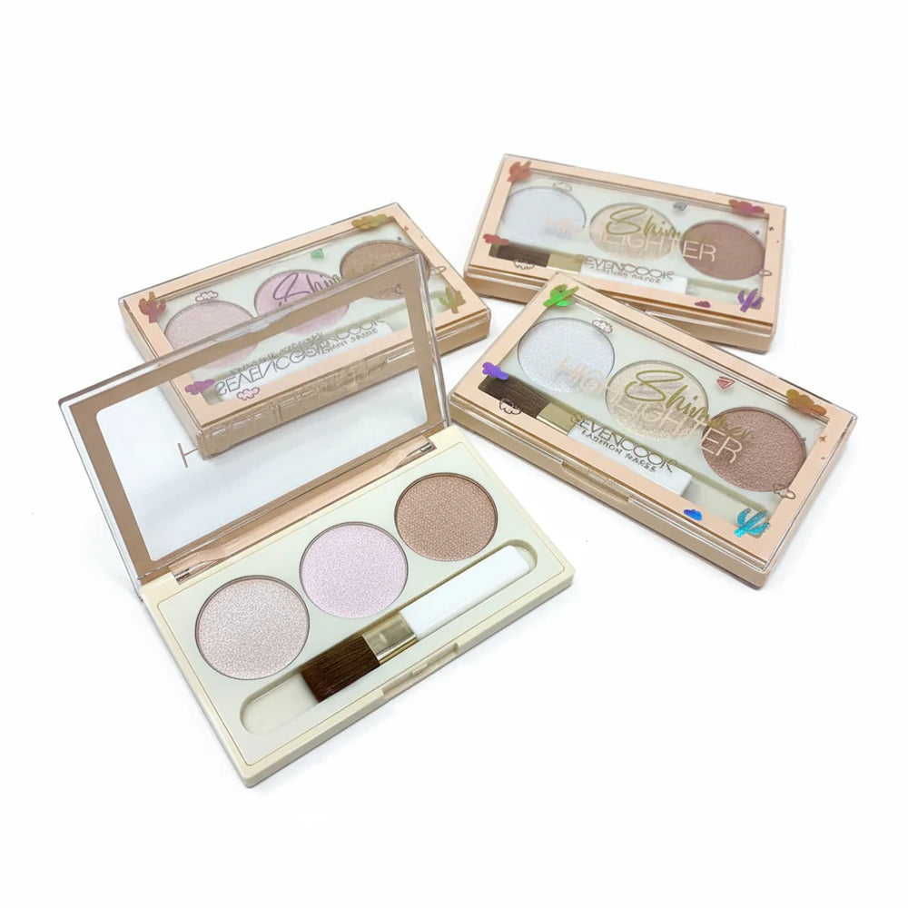 Sevencool 3 in 1 Highlighter Palette Seven Cool