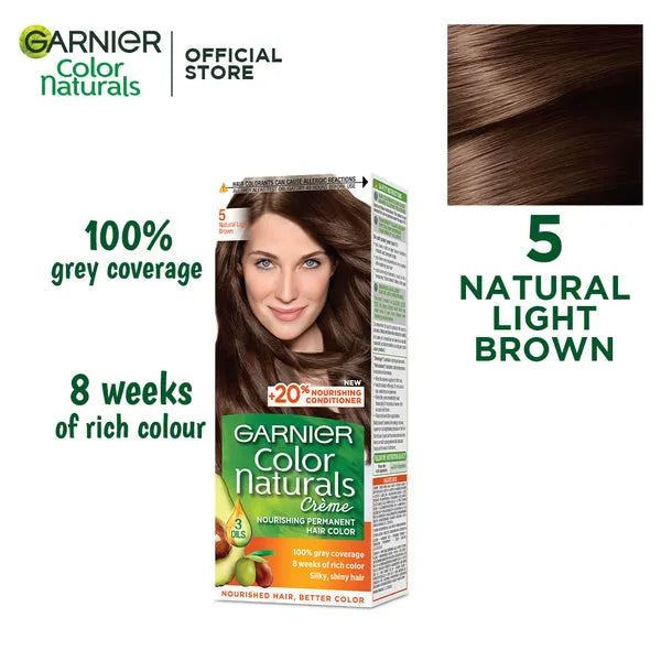 Garnier - Color Naturals Hair Colors - 5 Natural Light Brown Garnier