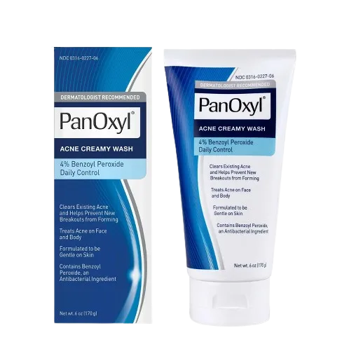 PanOxyl Acne Creamy Face Wash Benzoyl Peroxide 4% 170g PanOxyl