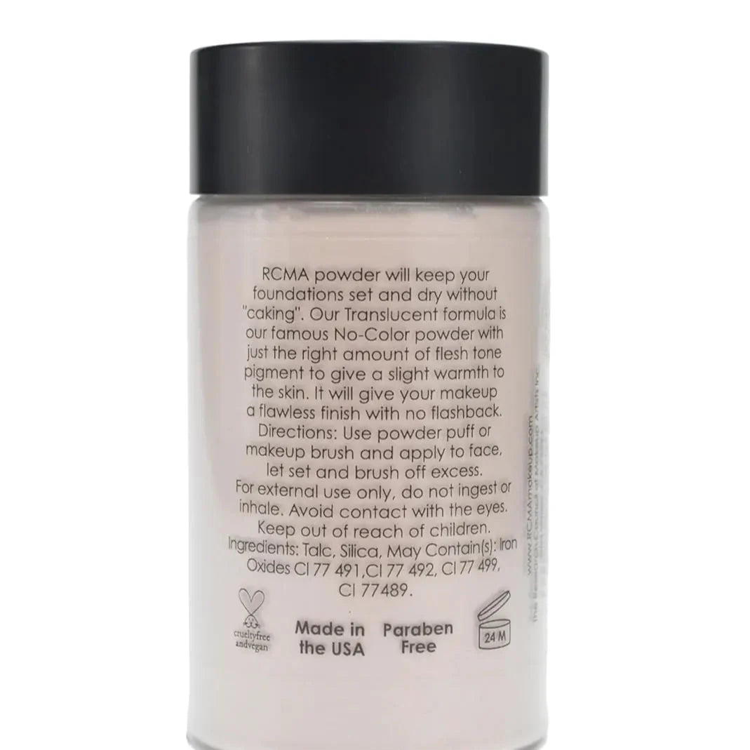RCMA Translucent Loose Setting Powder - 85g Rcma
