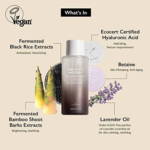 Haruharu Wonder Black Rice Hyaluronic Toner 150ml Wonder