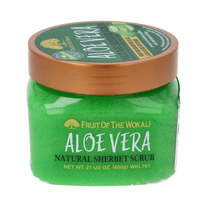 Fruit of the Wokali Aloe Vera Natural Sherbet Scrub - 600g Wokali