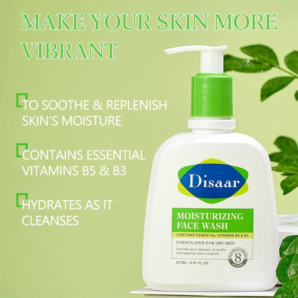 Disaar Moisturizing Face Wash with Amino Acids, Vitamin B5 & B3 DISAAR