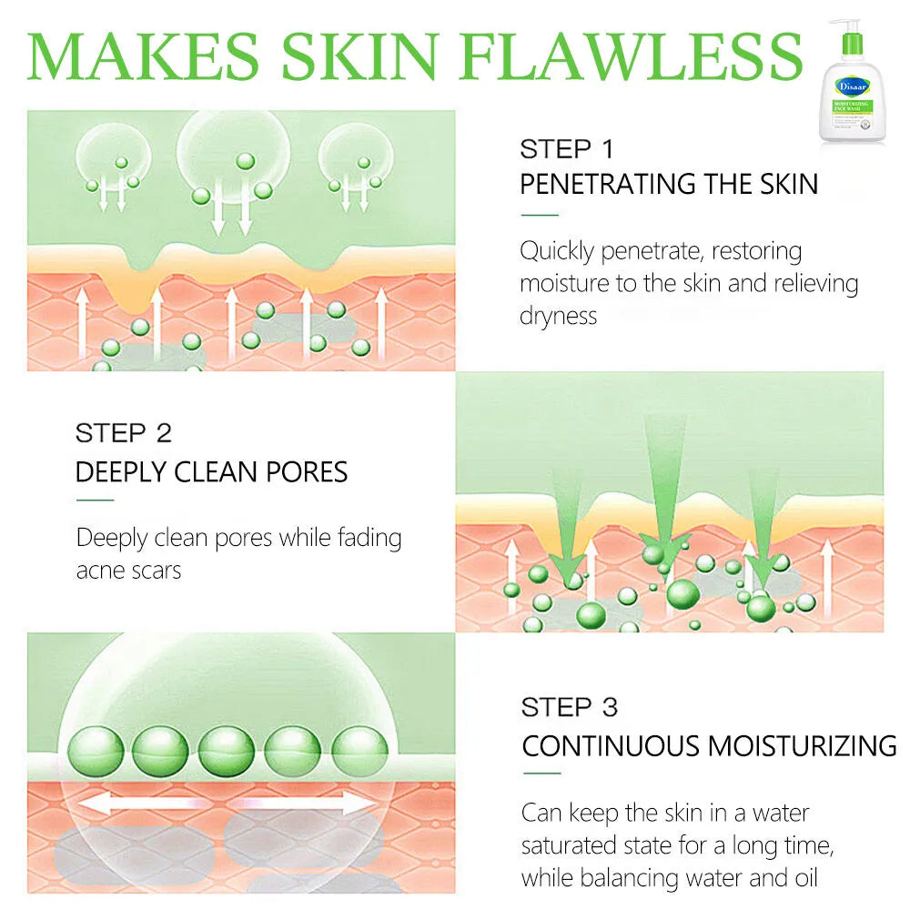 Disaar Moisturizing Face Wash with Amino Acids, Vitamin B5 & B3 DISAAR
