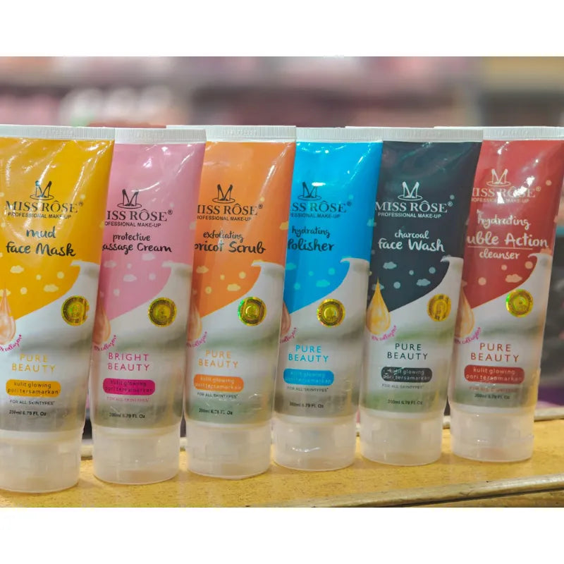 Miss Rose facial Series 6 Pcs - Each Tube 200ml Miss Rose