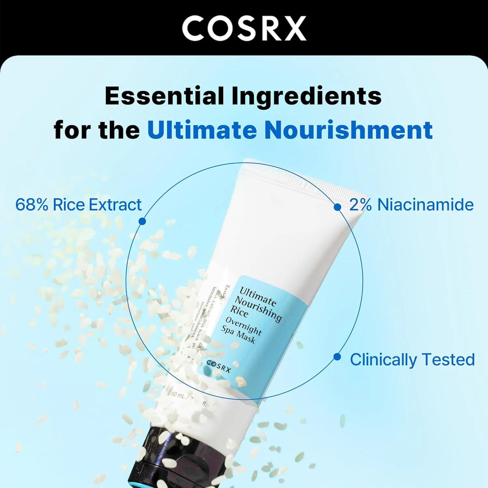 Cosrx - Ultimate Nourishing Rice Overnight Spa Mask - 600ml COSRX