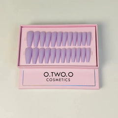 O.TWO.O Magenta Nail Art 24 Pcs OTWOO