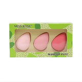 Miss Rose Makeup Puff - 3 Pcs